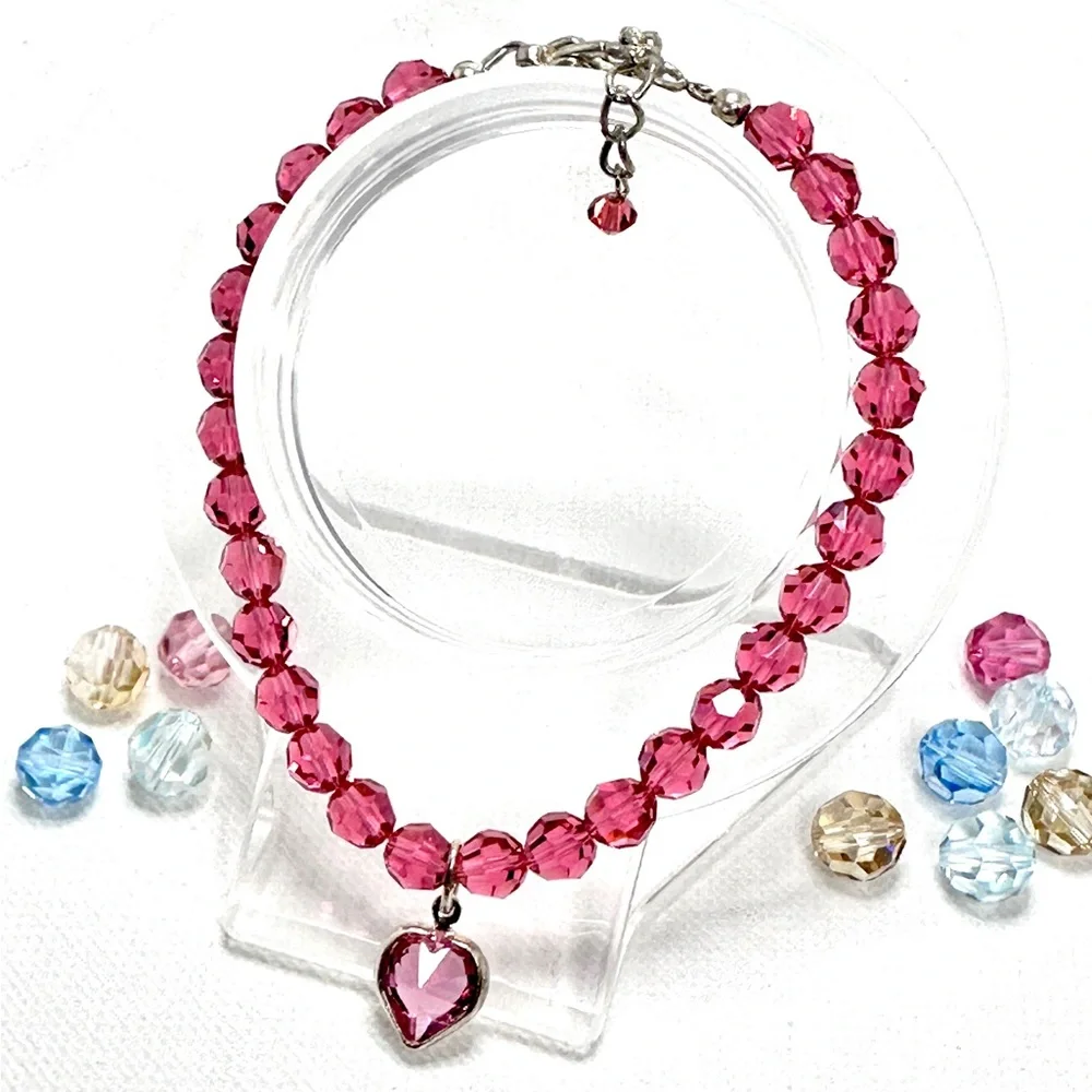 Crystals by Swarovski Bracelet, Beaded Bracelet, Sparkling Jewelry, Gift for Her - Picture 10 of 16